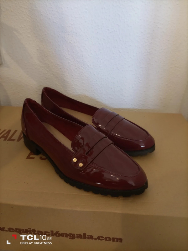 Mocasin charol best sale