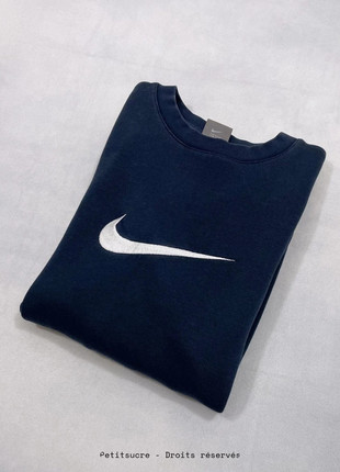 Pull Nike Bleu marine y2k Grand Solo swoosh Hip hop Crew Neck Sweatshirt Boxy - M /546B, marque: Nike, état: Très bon état, taille: M / 38 / 10, 39,95 €, 42,65 € Protection acheteurs (Pro) incluse