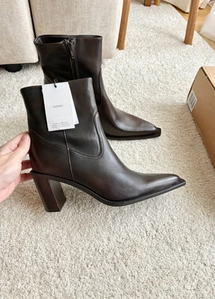 Bottines Mango neuves cuir Marron foncé, marque: Mango, état: Neuf avec étiquette, taille: 39, 75,00 €, 79,45 € Protection acheteurs incluse