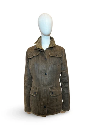Barbour Women’s Brown Utility Jacket UK 12 | Weatherproof Cotton Field Coat, brand: Barbour, condition: Good, size: L / 12, £46.00, £49.00 includes Buyer Protection