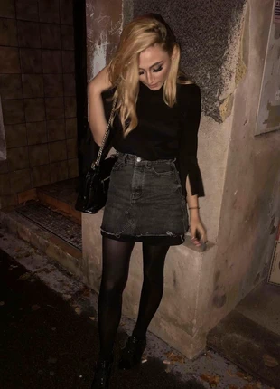 Jeansrock, marke: Bershka, zustand: Sehr gut, größe: XS / 34 / 6, 9,00 €, 10,15 € inklusive Vinted-Käuferschutz