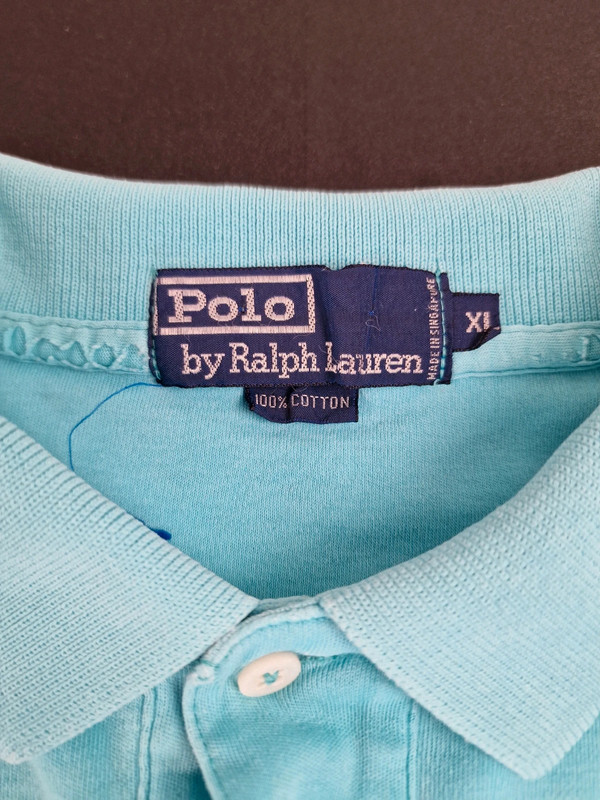 Polo turquoise Ralph Lauren XL 5