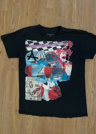 Custom Graphic T-Shirt - Trap Rap Y2K Rave Style - Unique Streetwear Piece - Size L, marque: Custommade, état: Très bon état, taille: L, 18,00 €, 19,60 € Protection acheteurs incluse