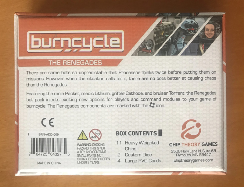 Burncycle The Renegades Expansion - Chip Theory Games - Gioco da tavolo - Board Game 2023 New Nuovo 2