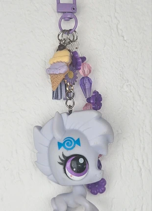 Porte clé petshop cheval gris fait main, brand: Fait Main, condition: Very good, €8.00, €9.10 includes Buyer Protection