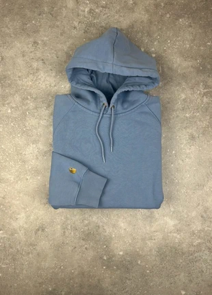 Hoodie Sweat à Capuche Carhartt Taille XS Femme Mixte Bleu Clair Logo Brodé sur La Manche Coton, brand: Carhartt, condizioni: Ottime, taglia: XS / IT 38 / EU 34, €39.99, €42.69 include la Protezione acquisti Pro