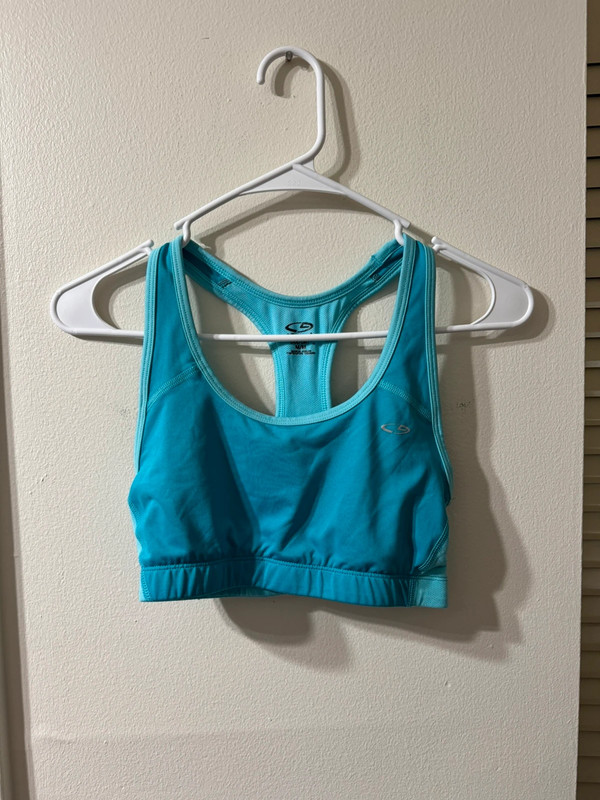 Blue Champion Sports Bra Size Medium 1