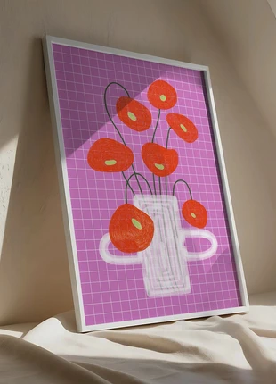 Poppies A3 Print, brand: Art, condition: New with tags, £25.00, £26.95 includes Buyer Protection