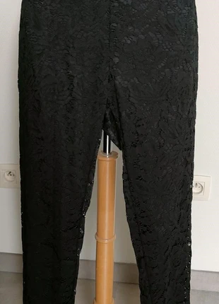 Kanten broek, marque: New Collection, état: Neuf avec étiquette, taille: 4XL / 48 / 20, 17,95 €, 19,55 € Protection acheteurs incluse