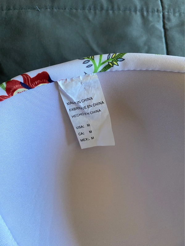 Floral bikini top size M 3