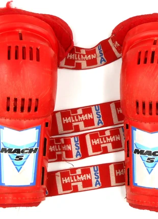 Hallman Genouillères Enfants Rouges Vintage 80's Skateboard Motocross Protec Retro, brand: Hallman, condition: Satisfactory, size: XS, €5.00, €5.95 includes Buyer Protection