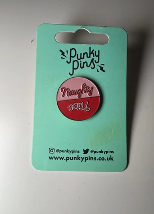 Punky Pins Christmas Naught or Nice Enamel Pin, brand: Punky Pins, condition: New without tags, €2.50, €3.33 includes Buyer Protection