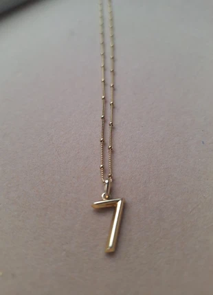 Edge of Ember Satellite Lucky Number 7 Necklace (Gold Vermeil), brand: Edge of ember, condition: Very good, £40.00, £42.70 includes Buyer Protection