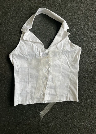 Vintage fairy corset top met strik, merk: Fairy, staat: Goed, maat: S / 36 / 8, € 9,95, € 11,15 inclusief Kopersbescherming