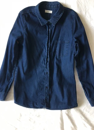 Stylish Dark blue denim pure cotton shirt size 8 or small men, brand: Lab dip, condition: Very good, size: S / 8, £10.00, £11.20 includes Buyer Protection
