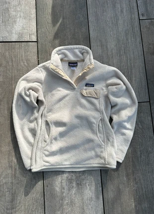 Patagonia Synchilla Snap-T Fleece Pullover Women’s S Beige Cream Outdoor Hiking, merk: Patagonia, staat: Goed, maat: S / 36 / 8, € 39,00, € 41,65 inclusief Kopersbescherming