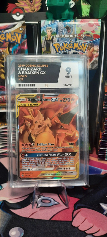 Charizard E Braixen GX Pokémon Carta Em Português 22/236