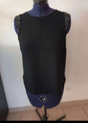 Blouse sans manches fluide avec perles, marke: Primark, zustand: Sehr gut, größe: XL / 42 / 14, 2,00 €, 2,80 € inklusive Vinted-Käuferschutz