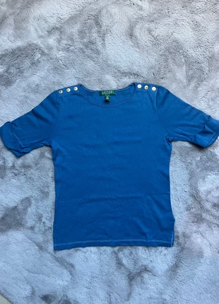 T-shirt à boutons / Lauren Ralph Lauren / Taille S, brand: Ralph Lauren, condizioni: Ottime, taglia: S / IT 40 / EU 36, €14.99, €16.44 include la Protezione acquisti