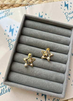 Star earrings with pearl, brand: Star, condition: Very good, £4.50, £5.43 includes Buyer Protection Pro