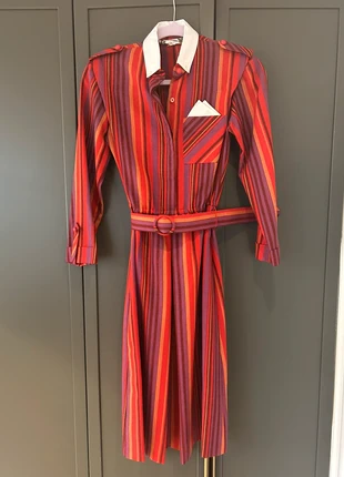 Funky Vintage Striped Dress- Made in Ireland, brand: ken david, condition: Very good, size: M / 38 / 10, €45.00, €47.95 includes Buyer Protection