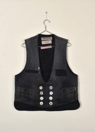 Vintage faded moleskine waistcoat by JOB made in Germany (2079), brand: job, condition: Good, size: M, €55.00, €58.45 includes Buyer Protection Pro