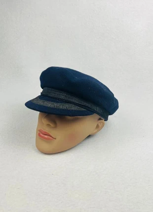 Casquette Marine Style Marin En Laine Doublée Matelassée Vintage - Taille 58cm, marque: Vintage Dressing, état: Très bon état, taille: 58, 23,90 €, 25,80 € Protection acheteurs (Pro) incluse