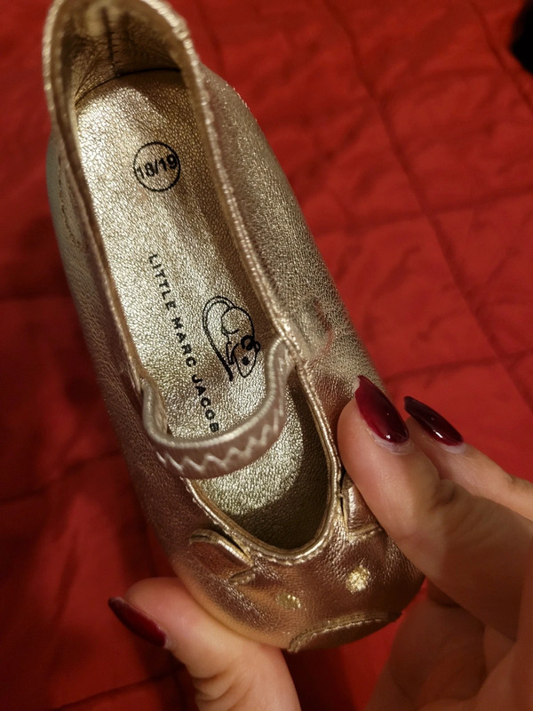 Marc Jacobs Gold Baby girls Shoes size 18 19 2 3