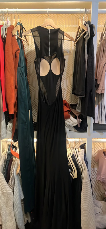 Black floor length gown / dress 2