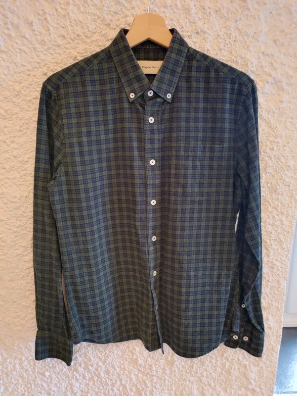 Chemise drapeau noir vert et bleu S Vinted
