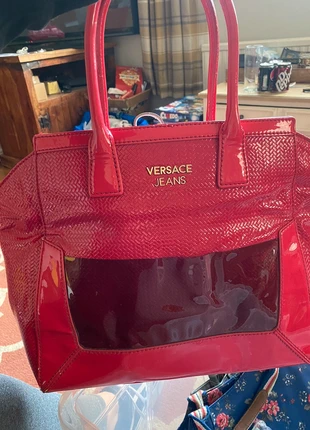 Pink Versace Jeans Tote Bag, brand: Versace Jeans, condition: Good, £15.00, £16.45 includes Buyer Protection