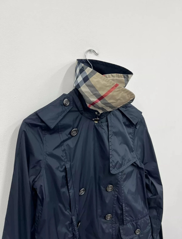 Navy Burberry Jacket 1