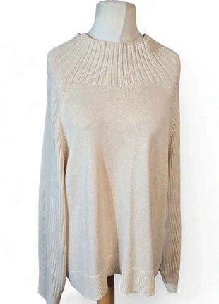 Daily Ritual Cream Ribbed Knit Jumper – Size 3XL (UK 24/26) High Neck Relaxed Fit, brand: daily ritual, condition: Very good, size: 6XL / 24, £6.00, £7.00 includes Buyer Protection Pro