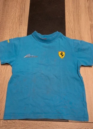 T shirt ferrari, marca: Ferrari, estado: Satisfatório, tamanho: 4 anos / 104 cm, €1.00, €1.75 inclui Proteção do Comprador