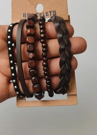 Lot de 4 Bracelets Cuir (neuf), brand: CUIR, condition: New with tags, €8.00, €9.10 includes Buyer Protection