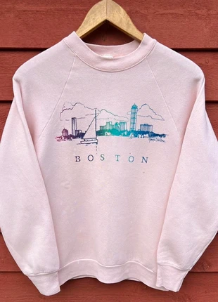 Vintage 90s Pink Sweatshirt, brand: Fruit of the Loom, condition: Satisfactory, size: M / 38 / 10, €15.00, €16.45 includes Buyer Protection