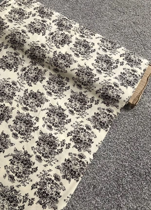 5 meter ivory floral print cotton fabric, condition: New without tags, size: Other, £15.00, £16.45 includes Buyer Protection Pro