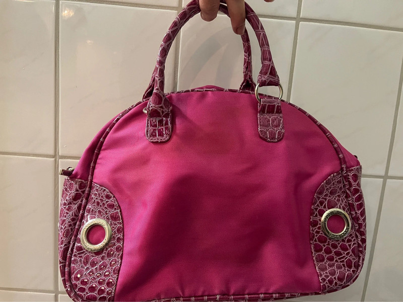 Poodlebag Handtasche Damen Herren Unisex Tasche pink  2