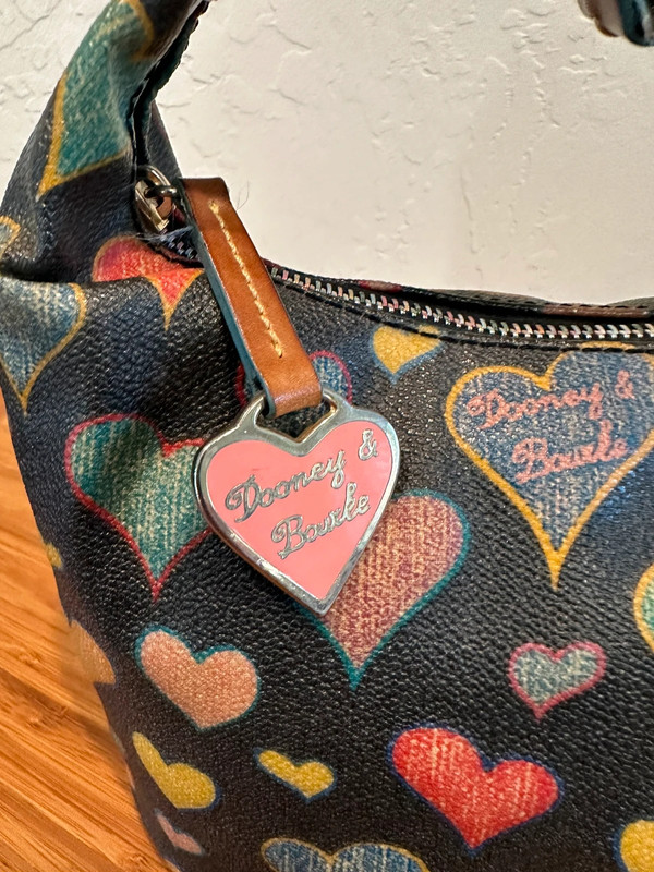 Dooney & Bourke Black Heart Bag 2001 2