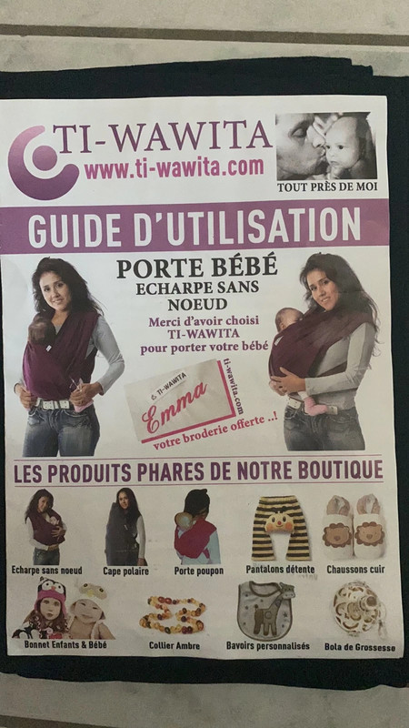 Porte bébé ti wawita sales