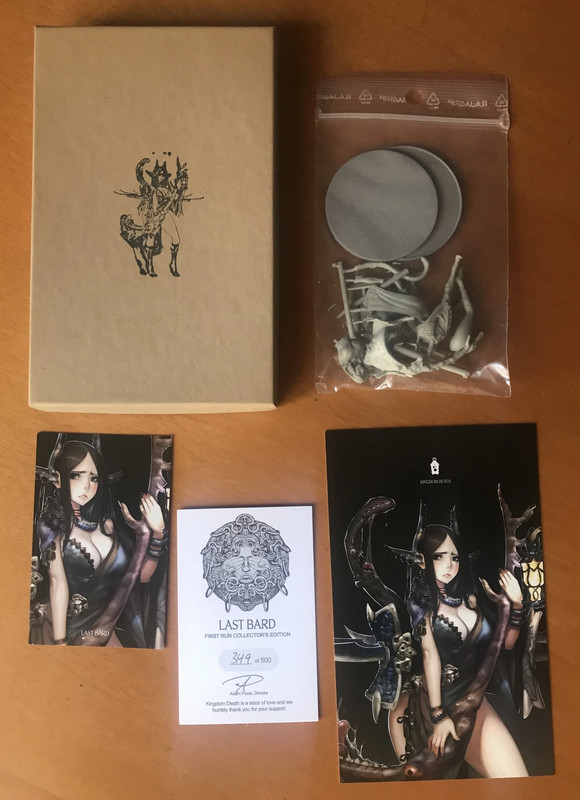 Kingdom Death Monster Last Bard - First Run Collector's Edition - Complete - New 3