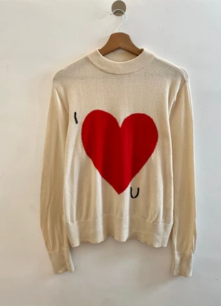 Monki heart pullover, marca: Monki, estado: Nuevo sin etiquetas, tamaño: S / 36 / 8, 15,00 €, 16,45 € Protección al comprador incluida