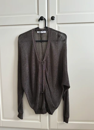 Zara Metallic Mesh Glitzer Cardigan S, marque: Zara, état: Très bon état, taille: S / 36 / 8, 6,00 €, 7,00 € Protection acheteurs incluse