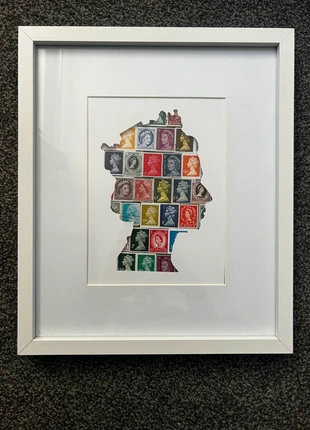 Queen Elizabeth ll Stamped Framed Art, condition: New without tags, £18.00, £19.60 includes Buyer Protection