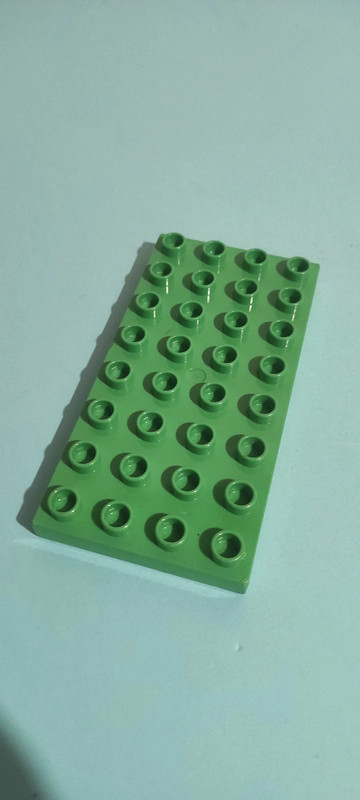 Plaque de construction duplo lego verte 4x8