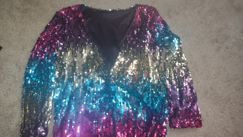 Rainbow Sequin Jacket 2