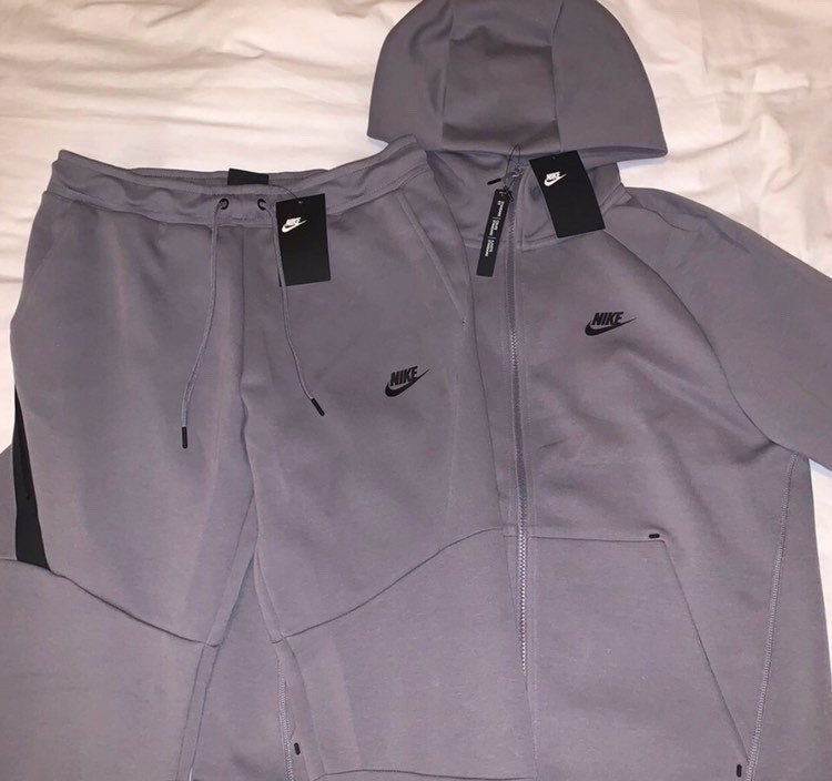 Gunsmoke Grey Nike Tech Fleece - Vinted