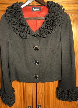 Veste baroque boutonnée - Blazer court Dolce & Gabbana 🇮🇹 D&G L, marque: Dolce & Gabbana, état: Très bon état, taille: L / 40 / 12, 569,00 €, 598,15 € Protection acheteurs incluse
