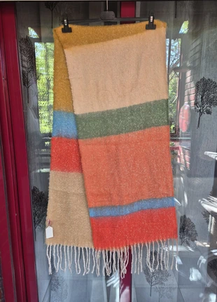 Bufanda de bloques de color con mezcla de lana – Larga y cálida – Ideal invierno, marque: Local, état: Neuf avec étiquette, 7,00 €, 8,05 € Protection acheteurs incluse