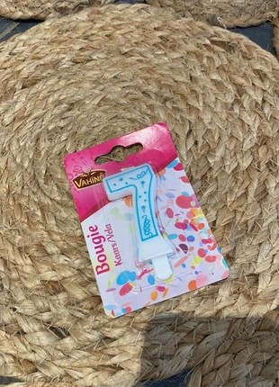 Bougie 7 ans , marque: Je ne sais quoi, état: Neuf avec étiquette, 1,50 €, 2,28 € Protection acheteurs incluse